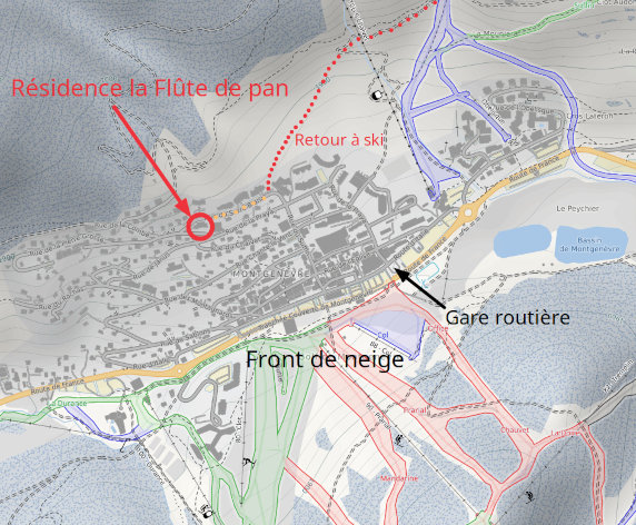 Carte OpenSnowMap