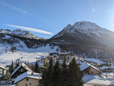 Vue hiver mont Janus